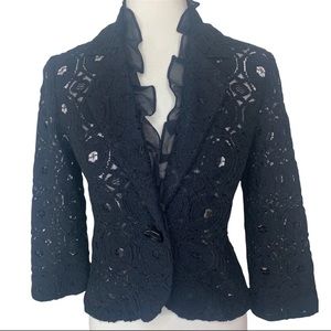 NWT Anthropologie Tabitha lace jacket, size 4